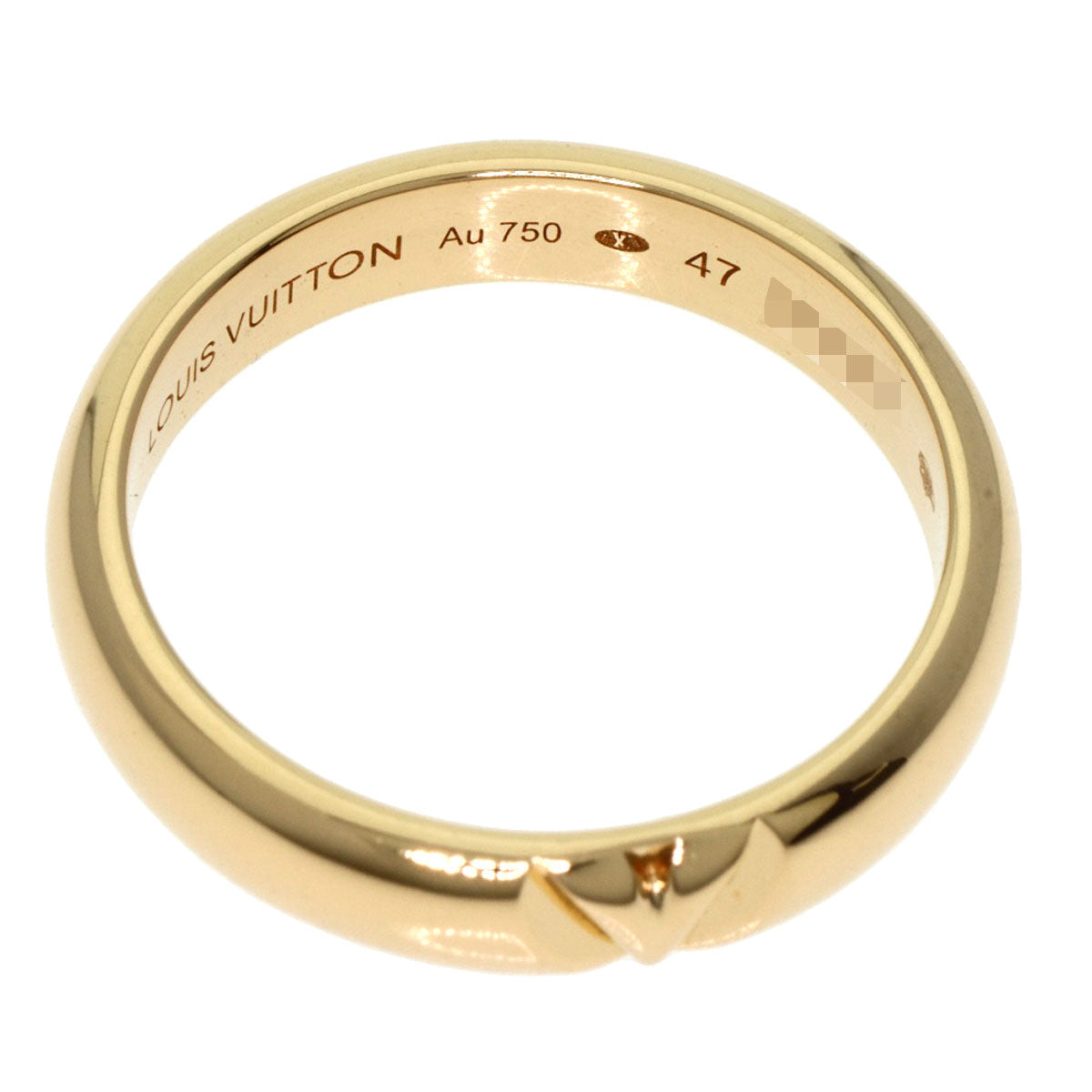 LOUIS VUITTON Alliance LV Volt Multi #47 Ring K18 Yellow Gold Ladies [Used]
