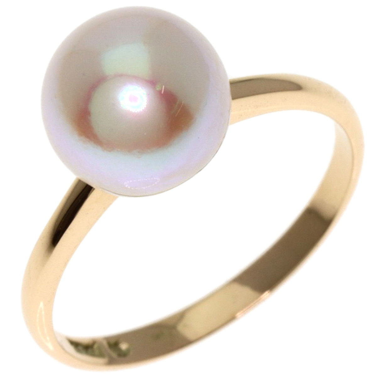 MIKIMOTO Pearl Pearl Ring K14 Yellow Gold Ladies [Used]