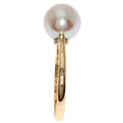 MIKIMOTO Pearl Pearl Ring K14 Yellow Gold Ladies [Used]