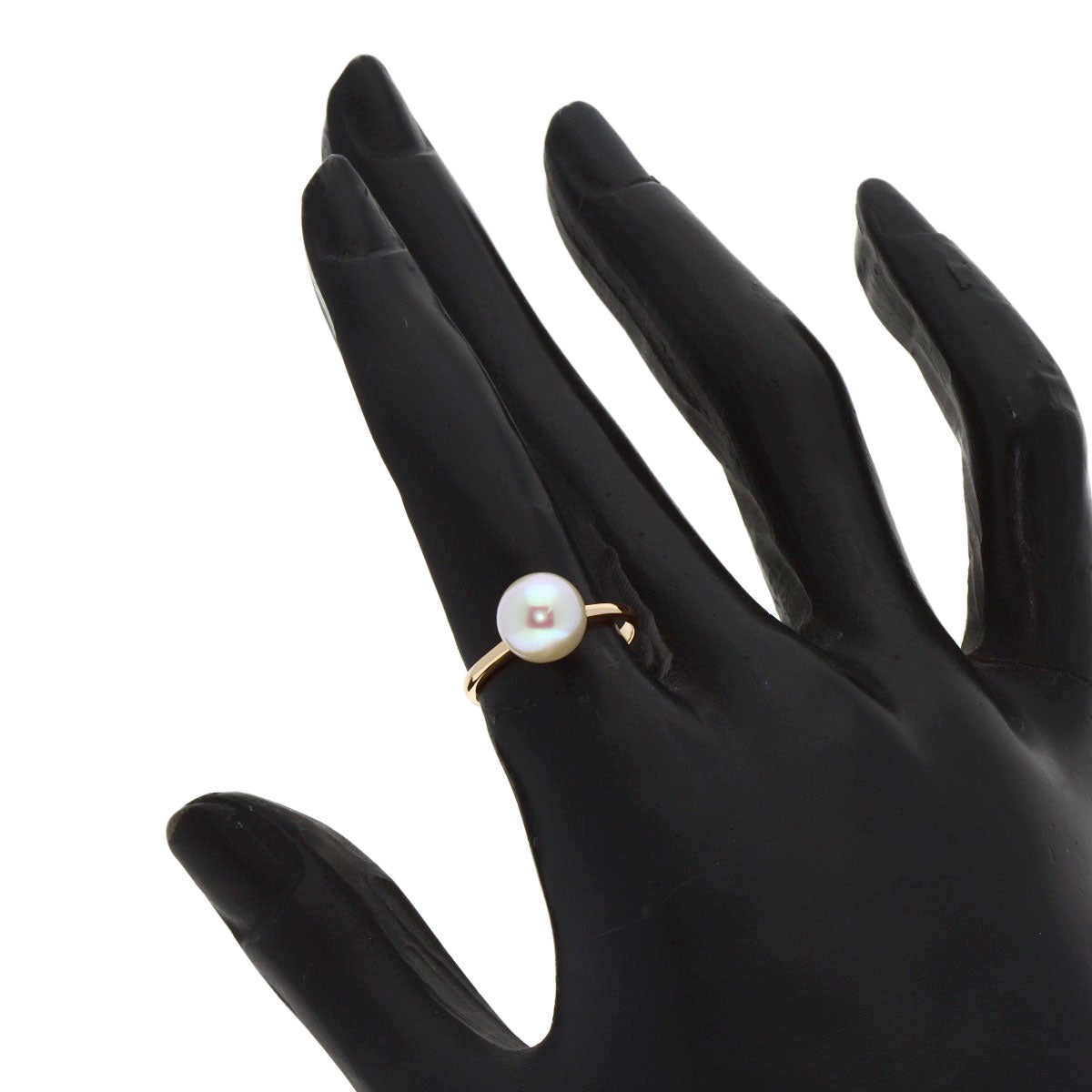 MIKIMOTO Pearl Pearl Ring K14 Yellow Gold Ladies [Used]