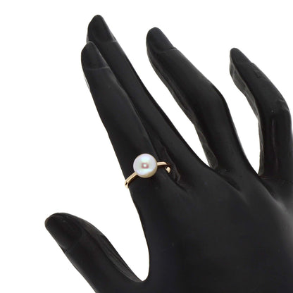MIKIMOTO Pearl Pearl Ring K14 Yellow Gold Ladies [Used]