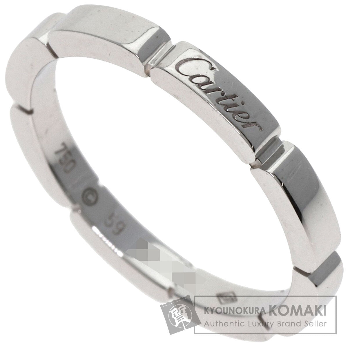 CARTIER Mayon PANTHERE # 59 Ring K18 White Gold Ladies [Used]