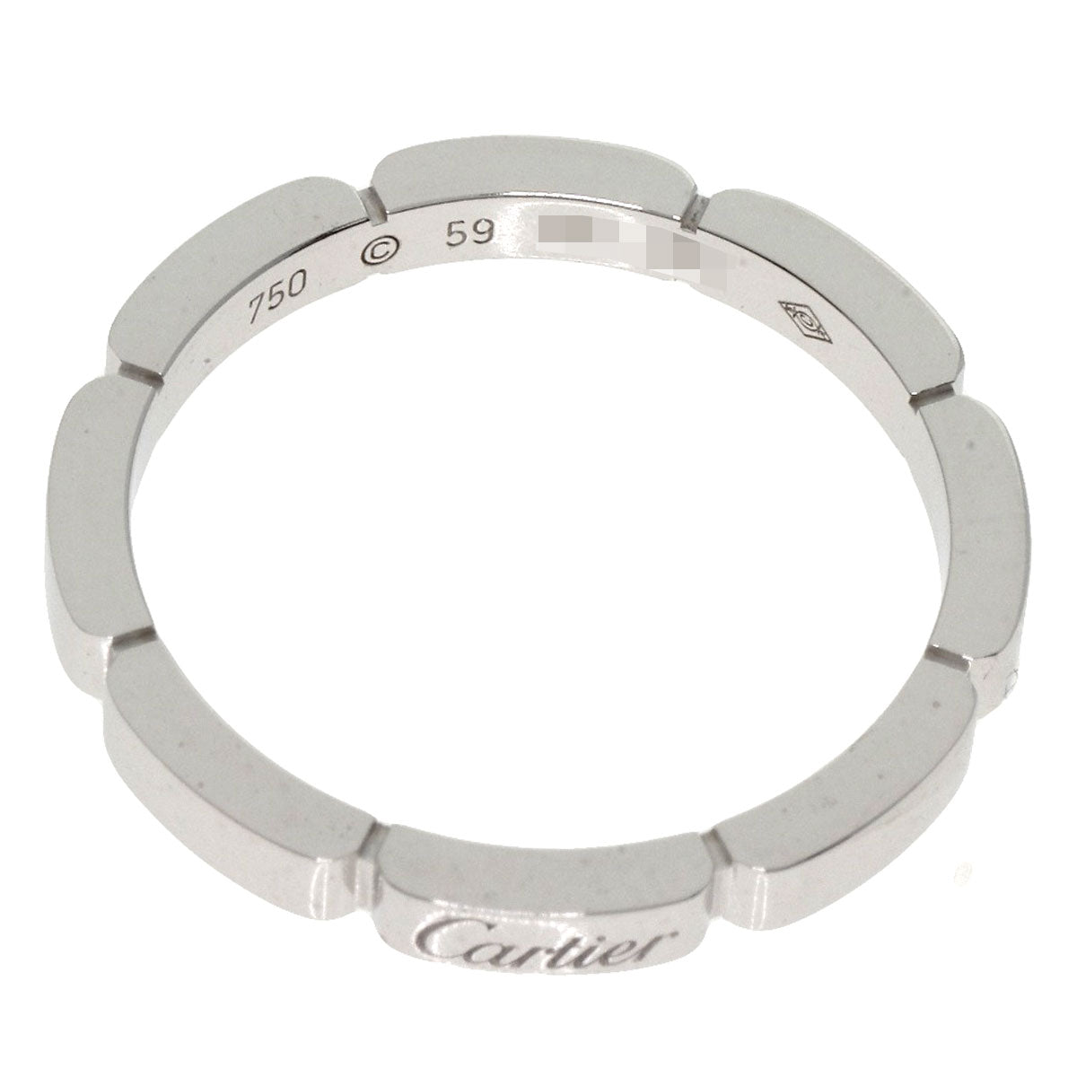 CARTIER Mayon PANTHERE # 59 Ring K18 White Gold Ladies [Used]