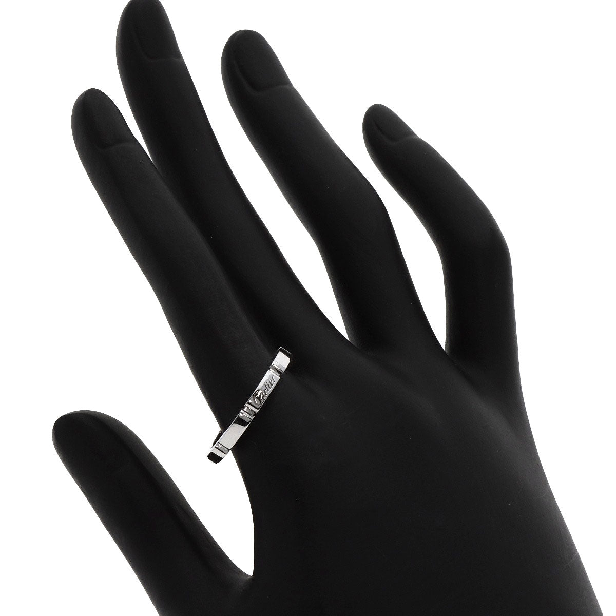 CARTIER Mayon PANTHERE # 59 Ring K18 White Gold Ladies [Used]