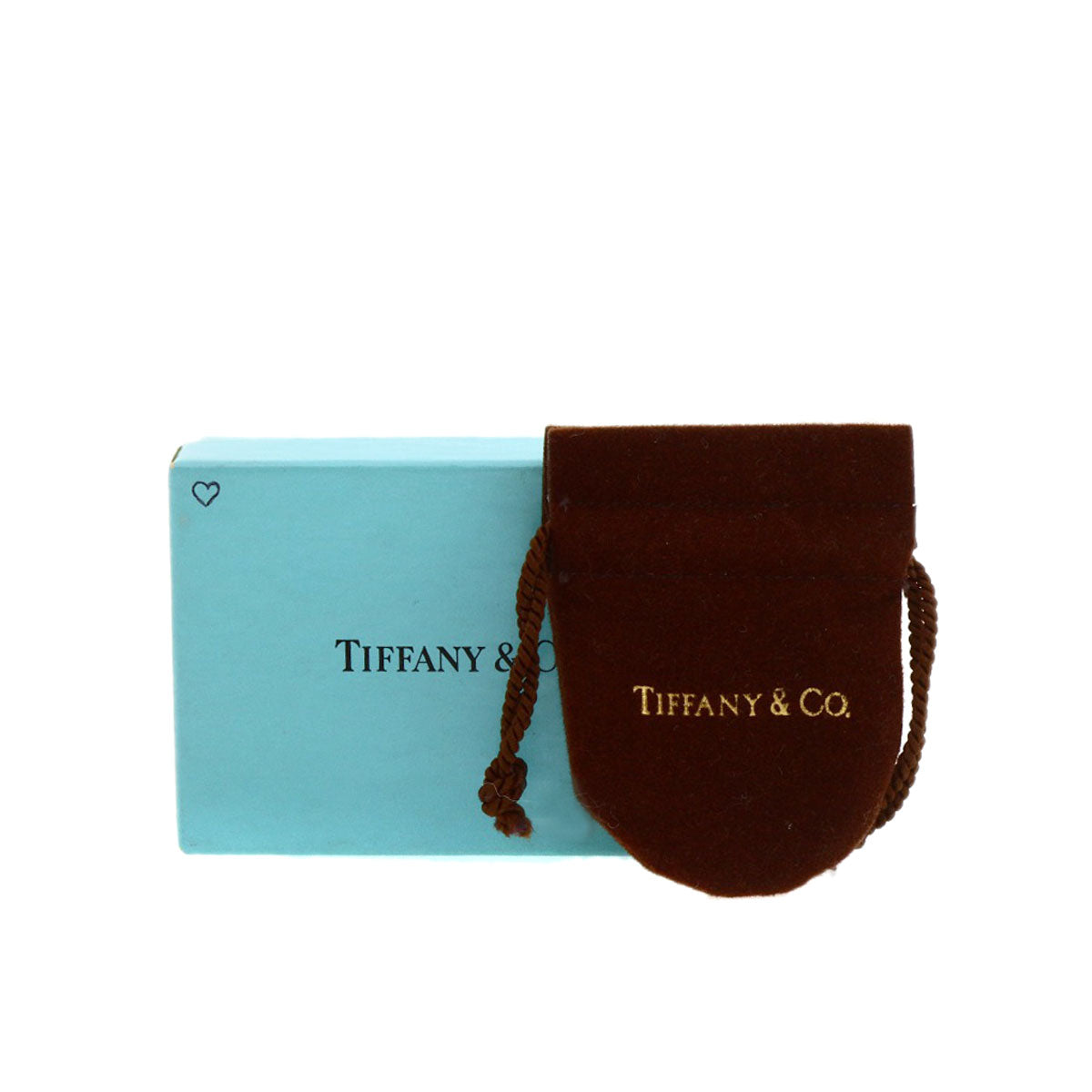 TIFFANY&Co. Open heart Necklace K18 Yellow Gold Ladies [Used]