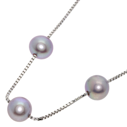 TASAKI Station Pearl Pearl Necklace K18 White Gold Ladies [Used]
