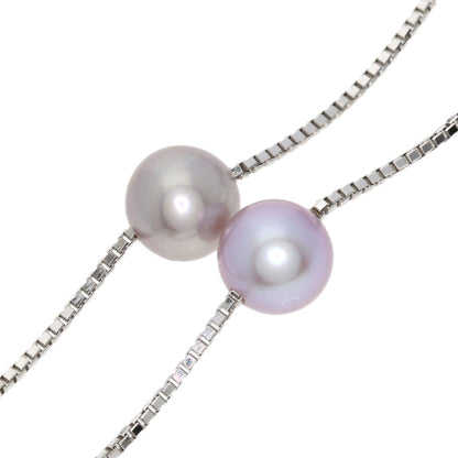 TASAKI Station Pearl Pearl Necklace K18 White Gold Ladies [Used]