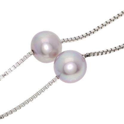 TASAKI Station Pearl Pearl Necklace K18 White Gold Ladies [Used]