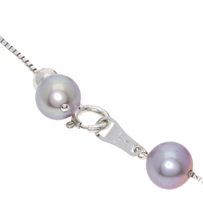 TASAKI Station Pearl Pearl Necklace K18 White Gold Ladies [Used]