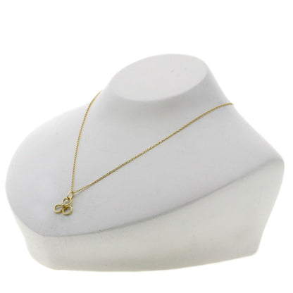 MIKIMOTO Diamond Necklace K14 Yellow Gold Ladies [Used]