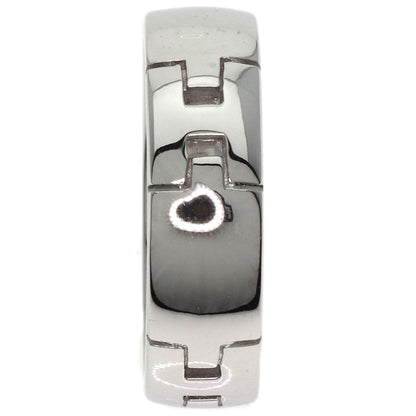 HERMES Hercules # 50 Ring K18 White Gold Ladies [Used]