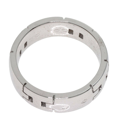 HERMES Hercules # 50 Ring K18 White Gold Ladies [Used]