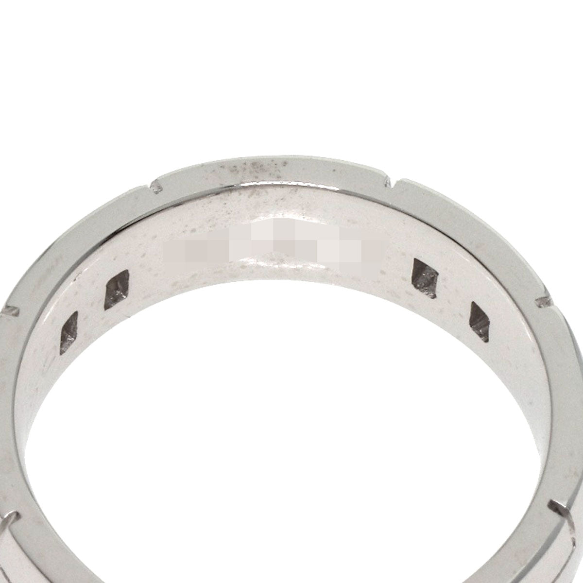 HERMES Hercules # 50 Ring K18 White Gold Ladies [Used]