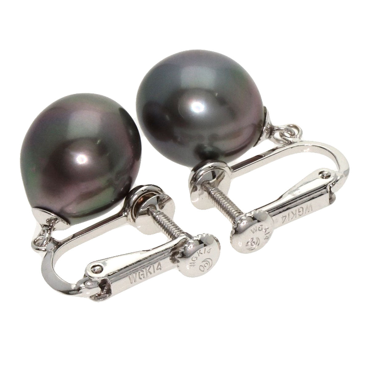 TASAKI Pearl Pearl Earring K14 White Gold Ladies [Used]