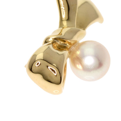 TASAKI Pearl Pearl Pin Brooch Brooch K18 Yellow Gold Ladies [Used]