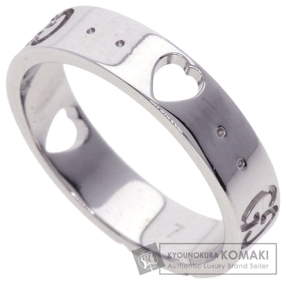 GUCCI Icon Amor # 7 Ring K18 White Gold Ladies [Used]