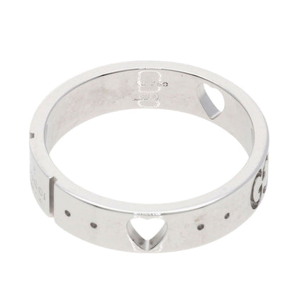 GUCCI Icon Amor # 7 Ring K18 White Gold Ladies [Used]