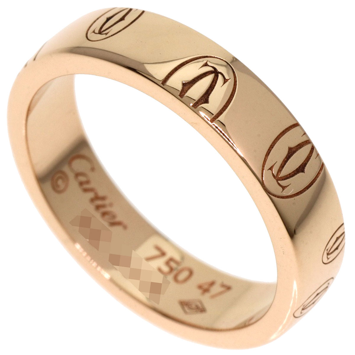 CARTIER   Ring Happy Birthday #47 K18 Pink Gold Ladies