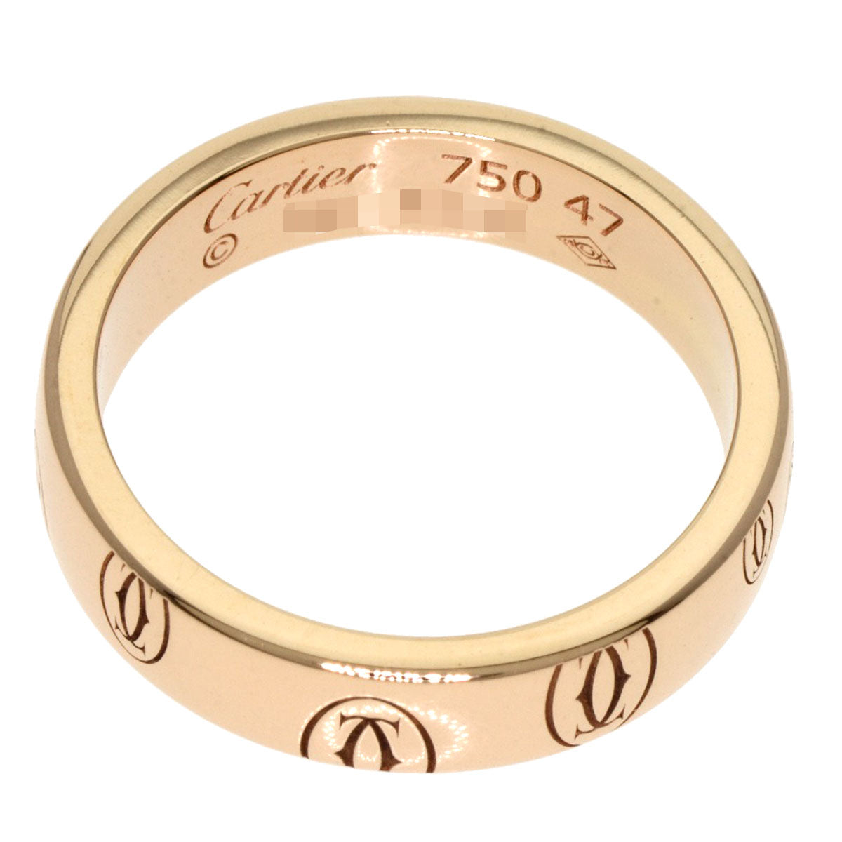 CARTIER   Ring Happy Birthday #47 K18 Pink Gold Ladies