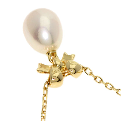 MIKIMOTO Pearl Pearl Necklace K18 Yellow Gold Ladies [Used]
