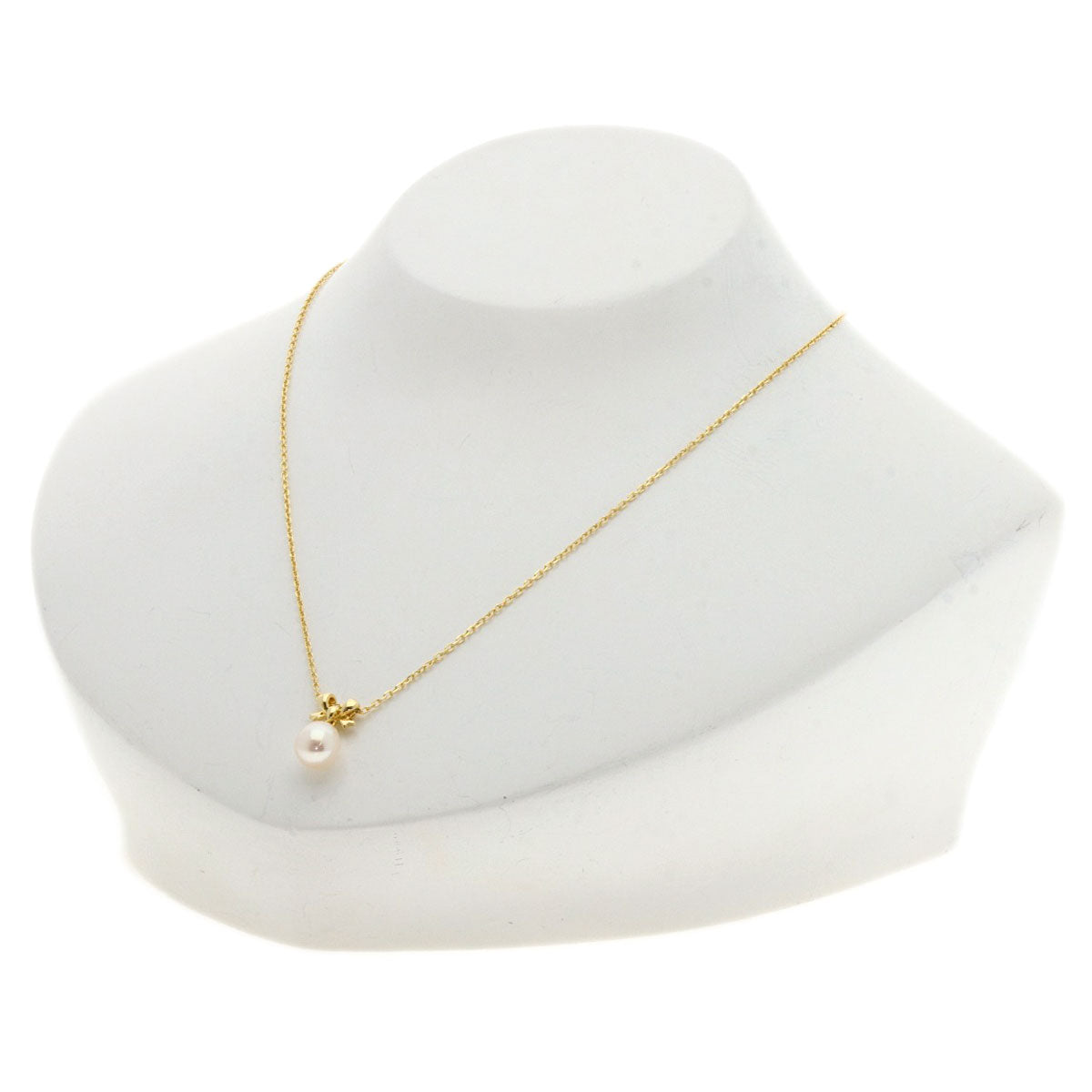 MIKIMOTO Pearl Pearl Necklace K18 Yellow Gold Ladies [Used]