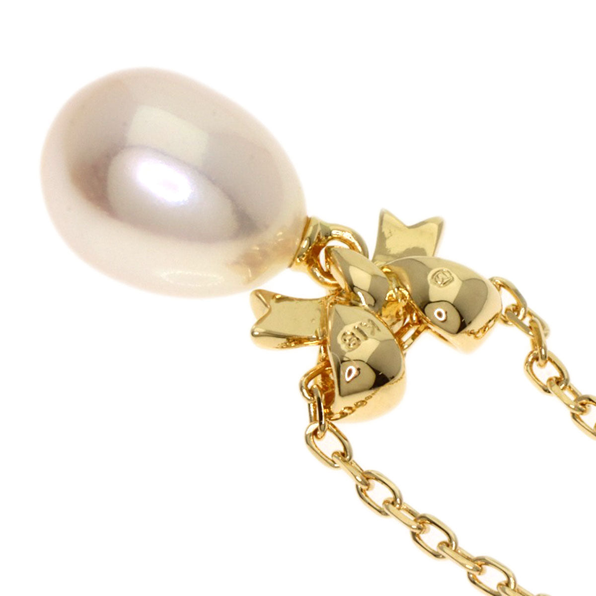 MIKIMOTO Pearl Pearl Necklace K18 Yellow Gold Ladies [Used]