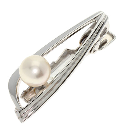 MIKIMOTO Pearl Pearl Tie Bar Tie pin K14 White Gold mens [Used]