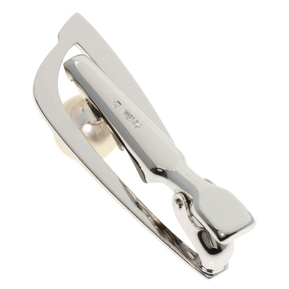 MIKIMOTO Pearl Pearl Tie Bar Tie pin K14 White Gold mens [Used]
