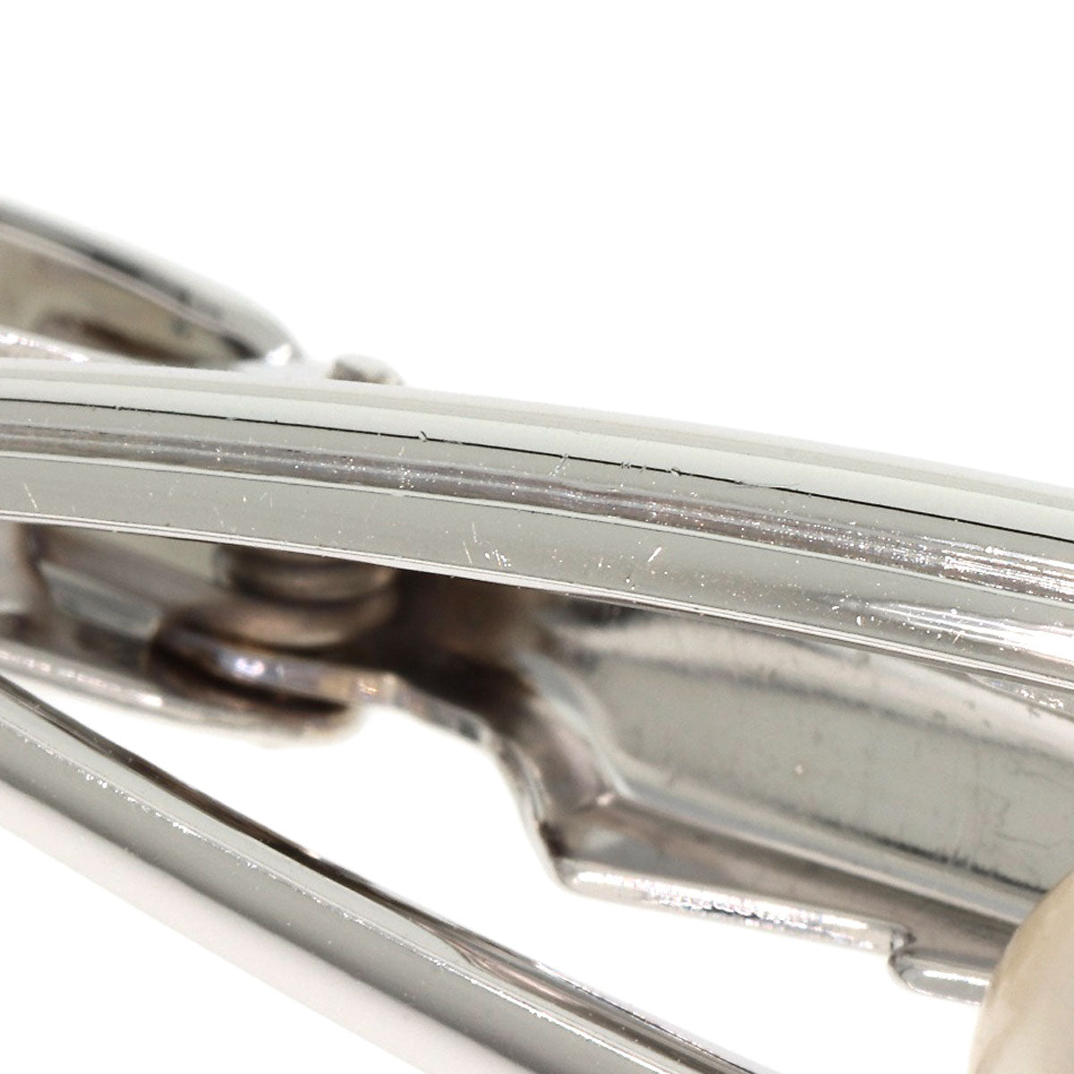 MIKIMOTO Pearl Pearl Tie Bar Tie pin K14 White Gold mens [Used]