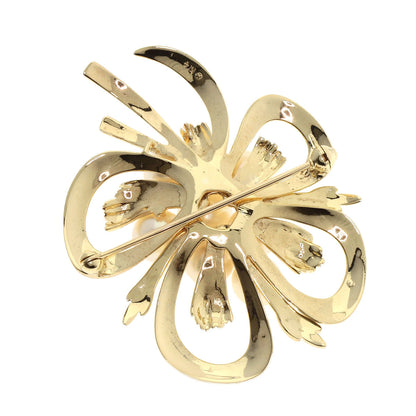 MIKIMOTO Pearl Pearl Brooch K14 Yellow Gold Ladies [Used]