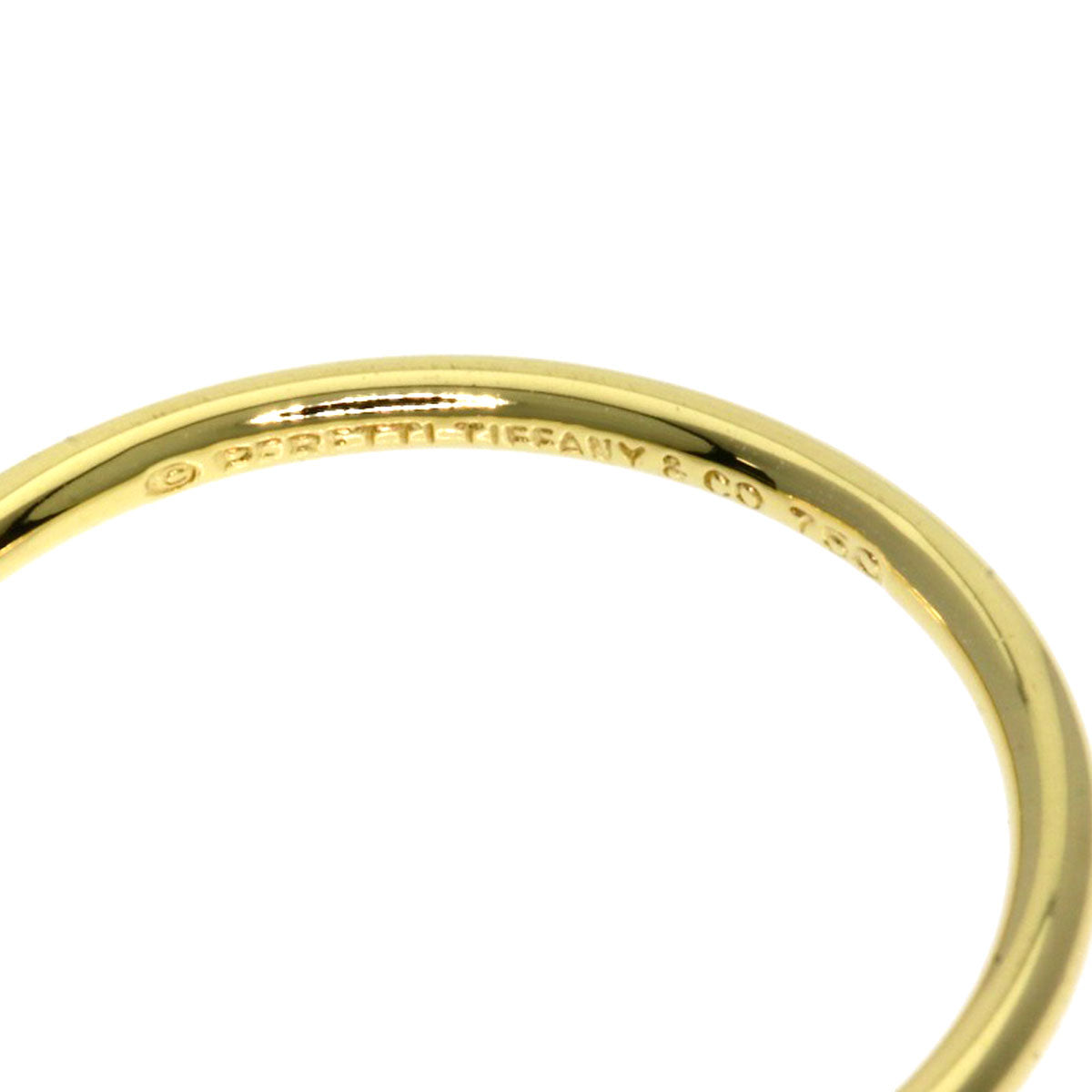 TIFFANY&Co.   teardrop Ring  K18 Yellow Gold Ladies [Used]