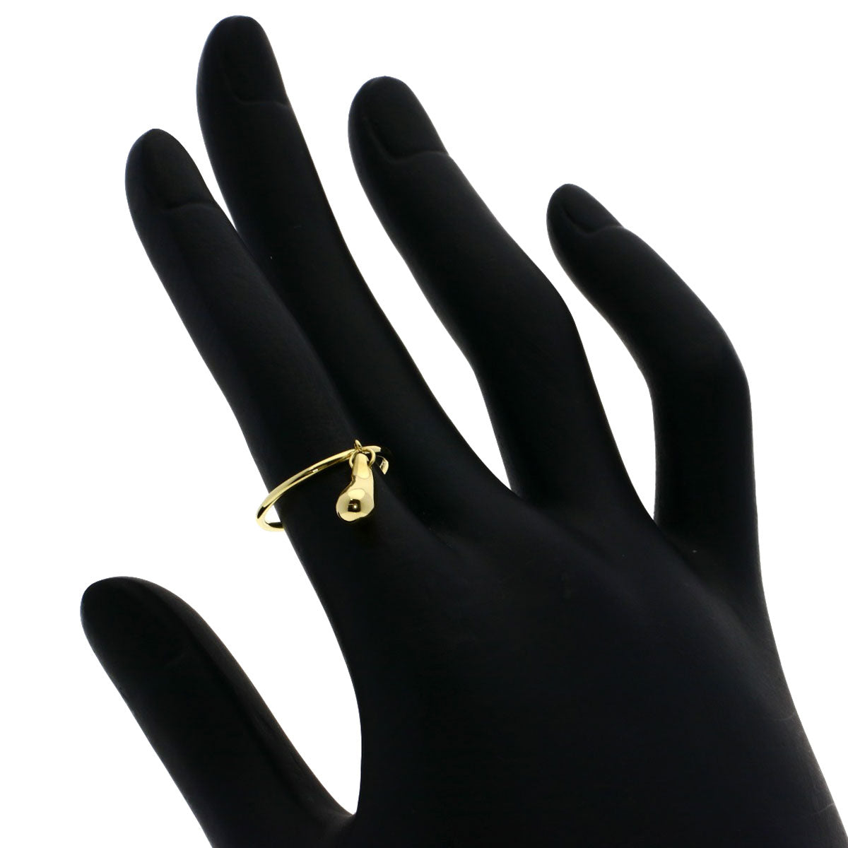 TIFFANY&Co.   teardrop Ring  K18 Yellow Gold Ladies [Used]