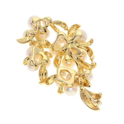 TASAKI PearlPearl Diamond Pendant top K18 Yellow Gold Ladies [Used]