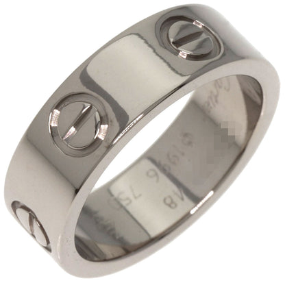 CARTIER love ring #48 Ring K18 White Gold Ladies [Used]