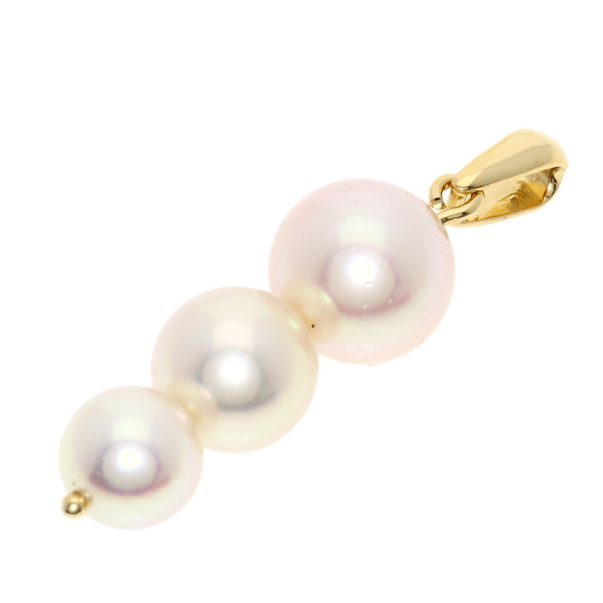 TASAKI Pearl Pearl Pendant top K18 Yellow Gold Ladies [Used]
