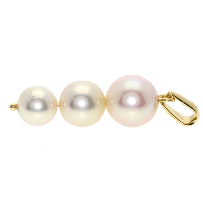 TASAKI Pearl Pearl Pendant top K18 Yellow Gold Ladies [Used]