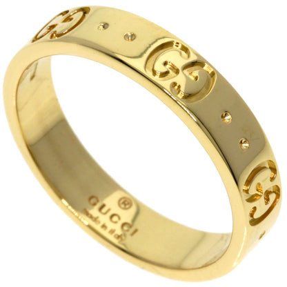 GUCCI Icon # 13 Ring K18 Yellow Gold Ladies [Used]