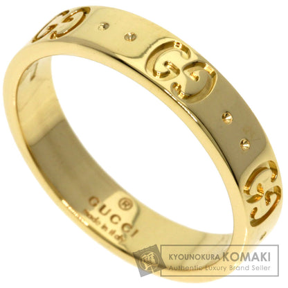 GUCCI Icon # 13 Ring K18 Yellow Gold Ladies [Used]