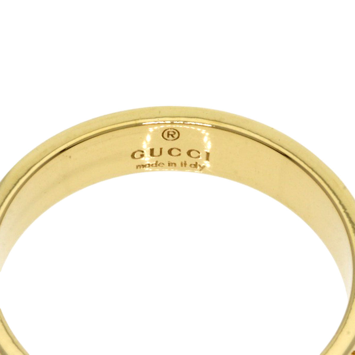 GUCCI Icon # 13 Ring K18 Yellow Gold Ladies [Used]