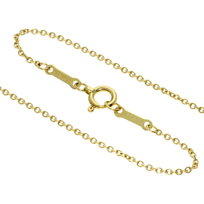 TIFFANY&Co. Open heart Necklace K18 Yellow Gold Ladies [Used]