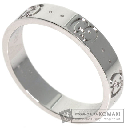GUCCI Icon # 13 Ring K18 White Gold Ladies [Used]