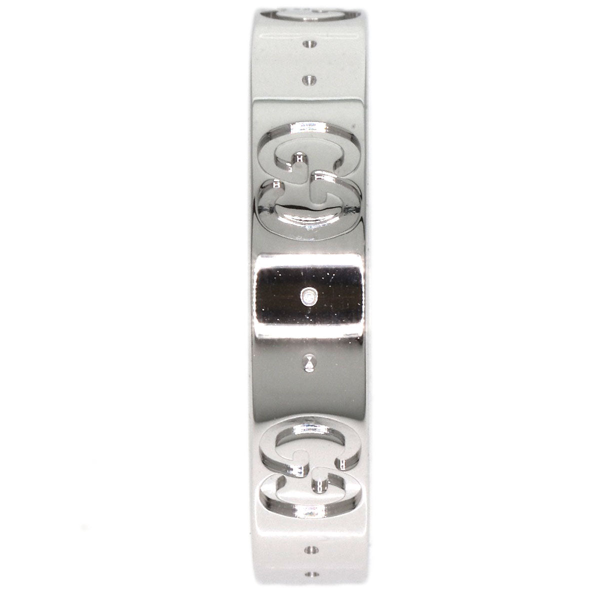 GUCCI Icon # 13 Ring K18 White Gold Ladies [Used]