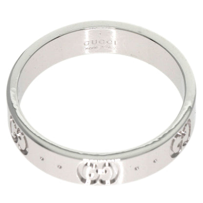 GUCCI Icon # 13 Ring K18 White Gold Ladies [Used]