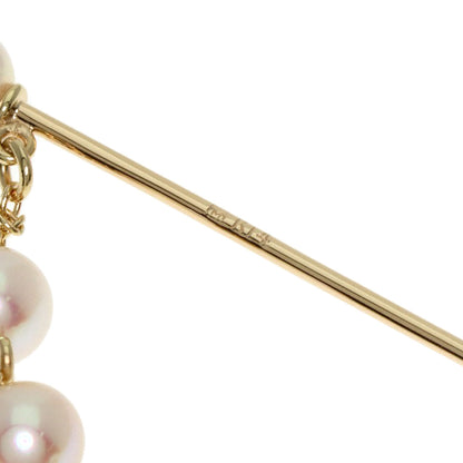 MIKIMOTO Pearl Pearl Brooch K14 Yellow Gold Gold PlatedLadies [Used]