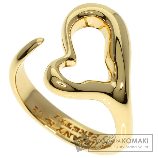 TIFFANY&Co. Open heart Ring K18 Yellow Gold Ladies [Used]