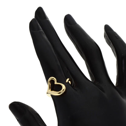 TIFFANY&Co. Open heart Ring K18 Yellow Gold Ladies [Used]