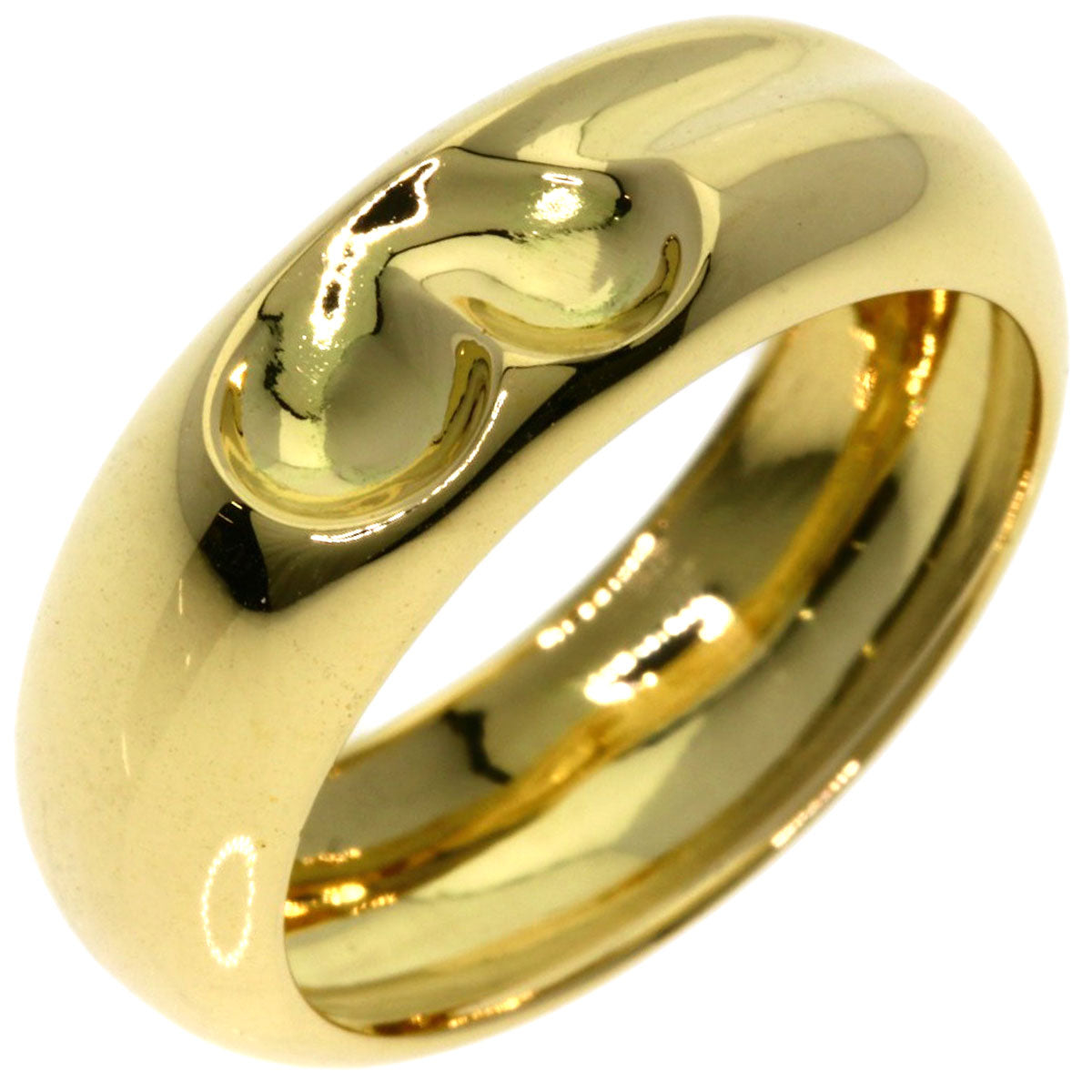 TIFFANY&Co. Full heart Ring K18 Yellow Gold Ladies [Used]