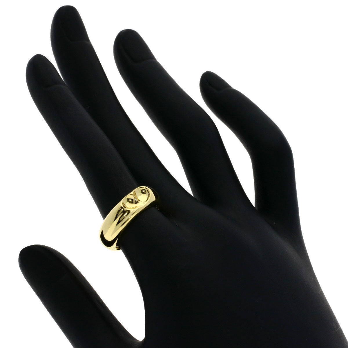 TIFFANY&Co. Full heart Ring K18 Yellow Gold Ladies [Used]