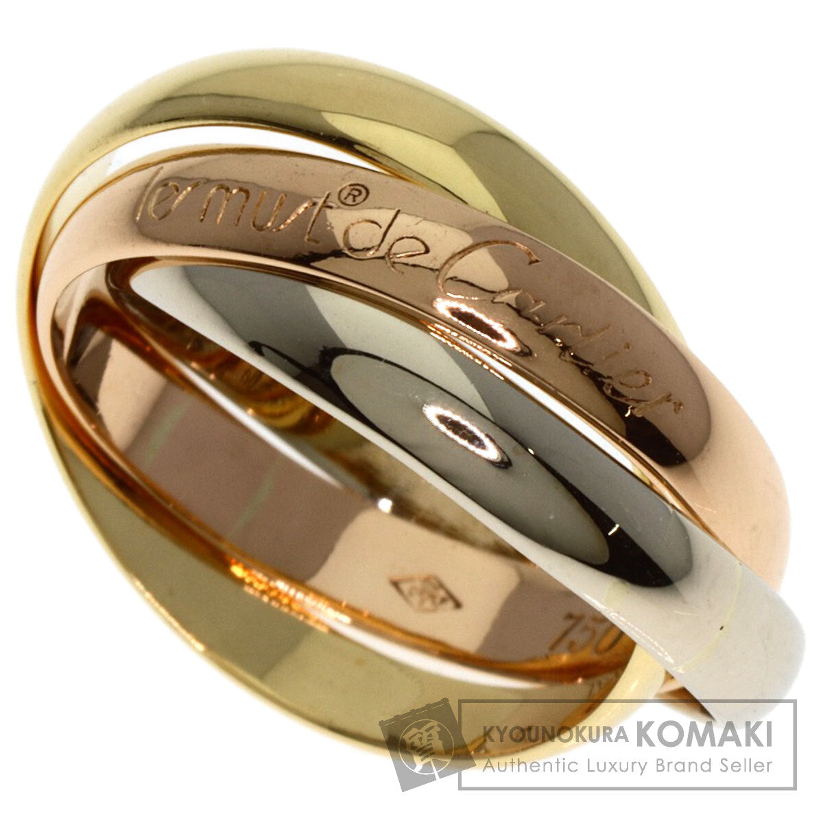 CARTIER   Trinity Ring  K18 Yellow Gold K18 White GoldLadies  [’†ŒÃ]