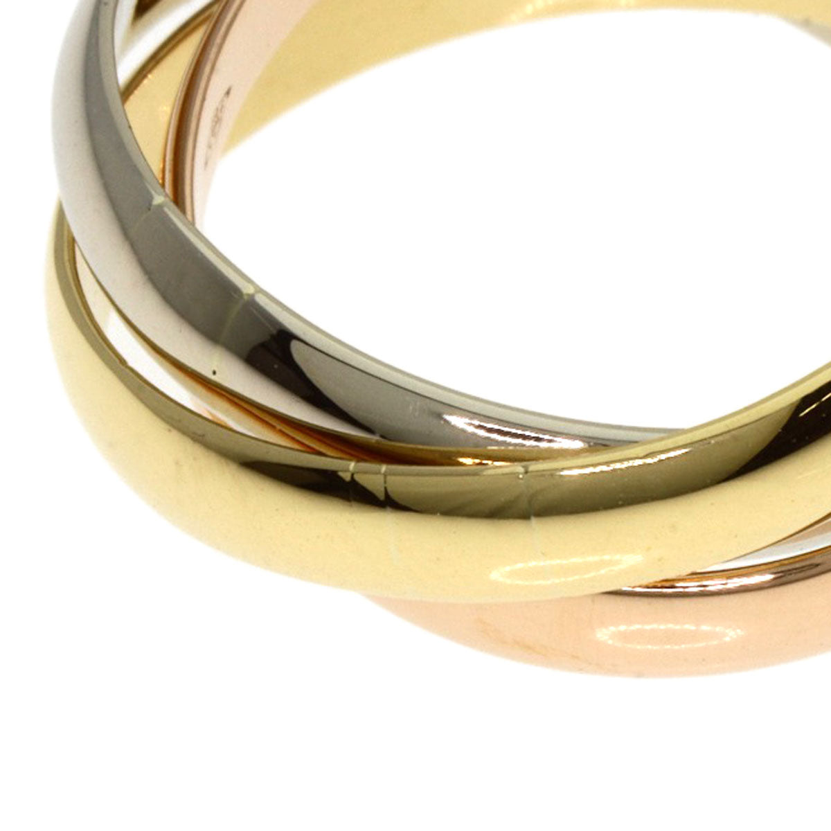 CARTIER   Trinity Ring  K18 Yellow Gold K18 White GoldLadies  [’†ŒÃ]